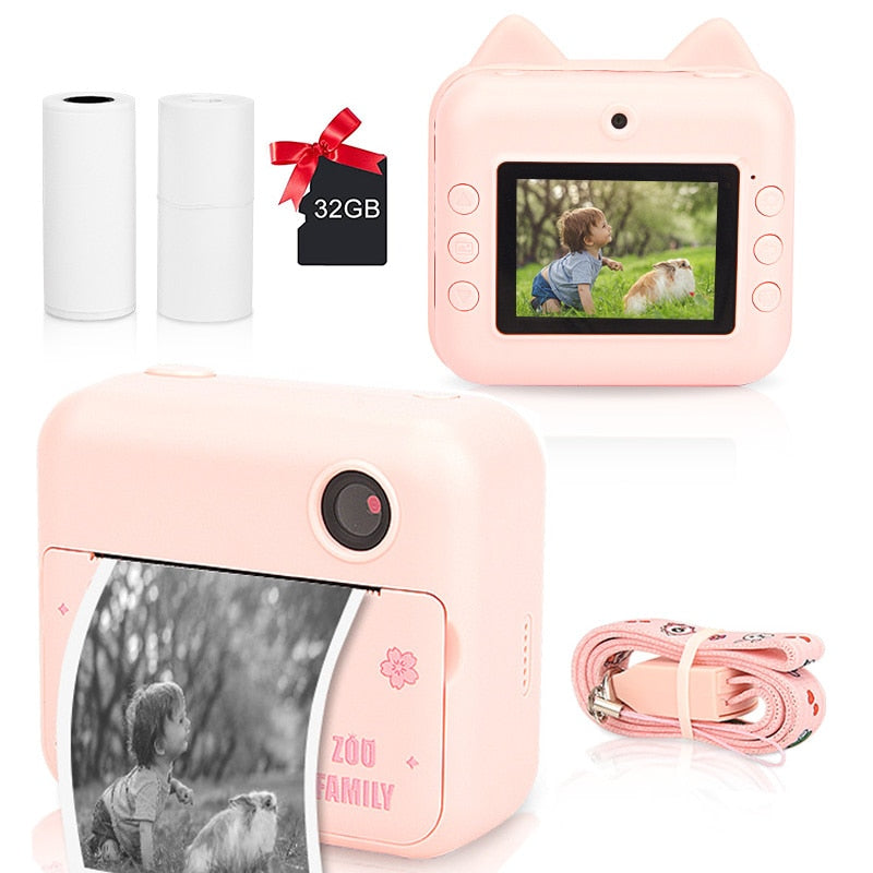 Instant Camera Print Camera For Kids