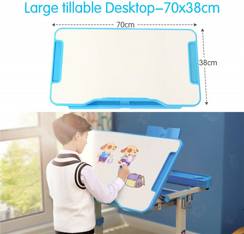 Children's  Study Desk Height Adjustable  Storage Drawer