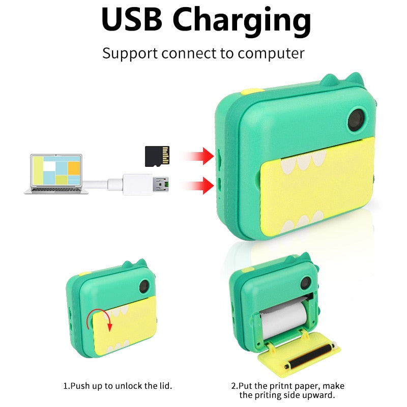Instant Camera Print Camera For Kids