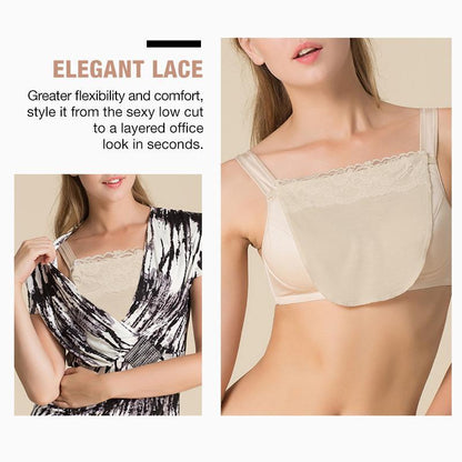Anti peep invisible bra